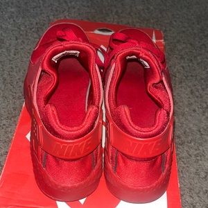 Size 7 Youth Nike Huarache Red light wear
